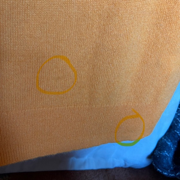 Nordstrom Cashmere Crewneck Sweater in Tangerine Orange - Picture 6 of 7